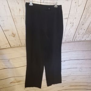 Liz Claiborne women's mid rise slacks Sophie black size 10